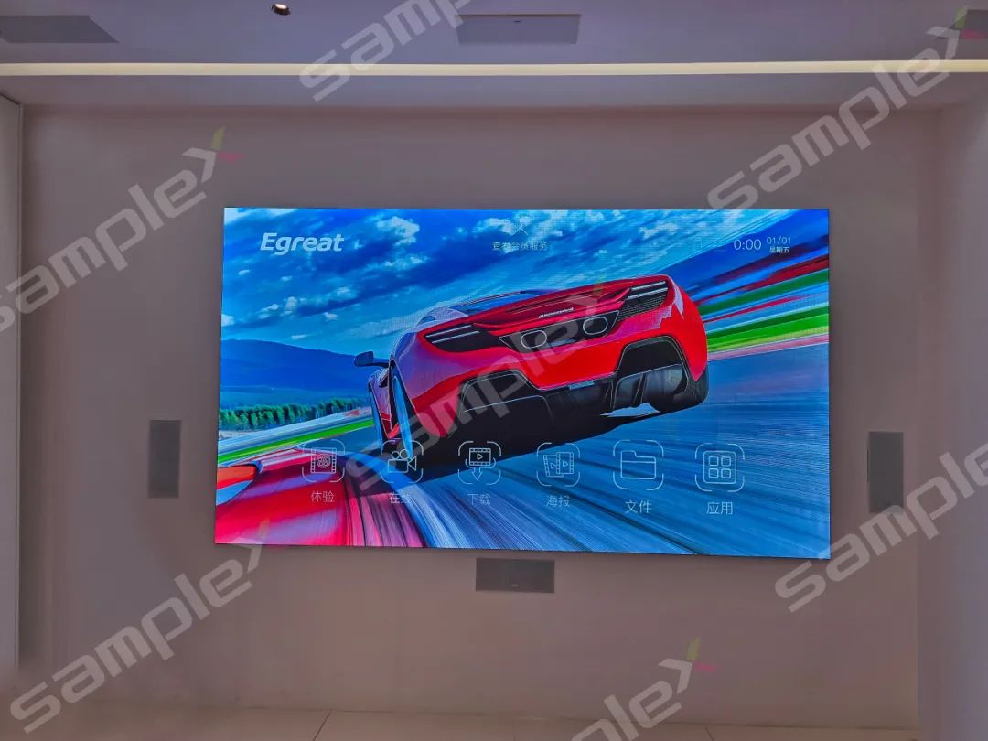 Samplex賽普LED壁紙屏：用 “隱形巨幕”，打造豪華家庭影院